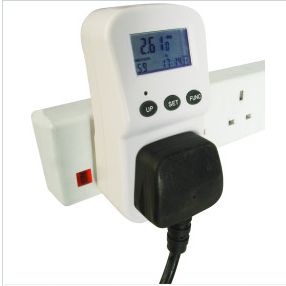 Energy Monitor How much? £10 Where to Buy: maplan (link) Key info: More Info here? An energy meter that fits a 13amp plug - allows comparison of appliance settings eg washing machine. 